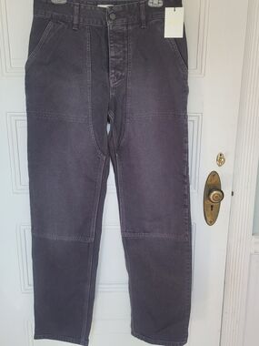 NEW Aimé Leon Dore SS24 Carpenter Pant Volcanic Ash Size 30 ALD Denim Workwear